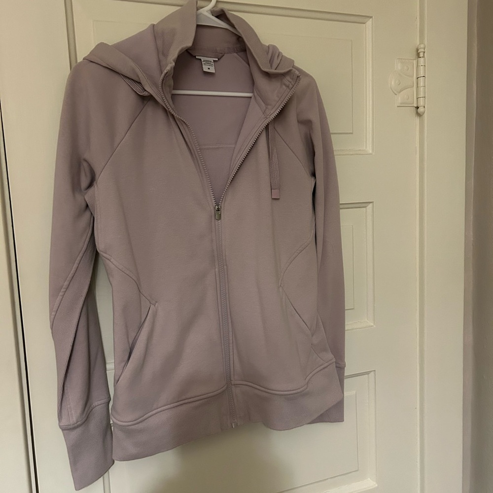 Athleta size medium full zip hoodie sweatshirt.